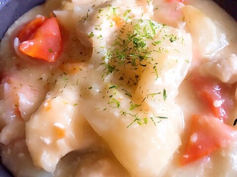 ★ホットクックレシピ★キャベツと鶏むね肉のシチュー